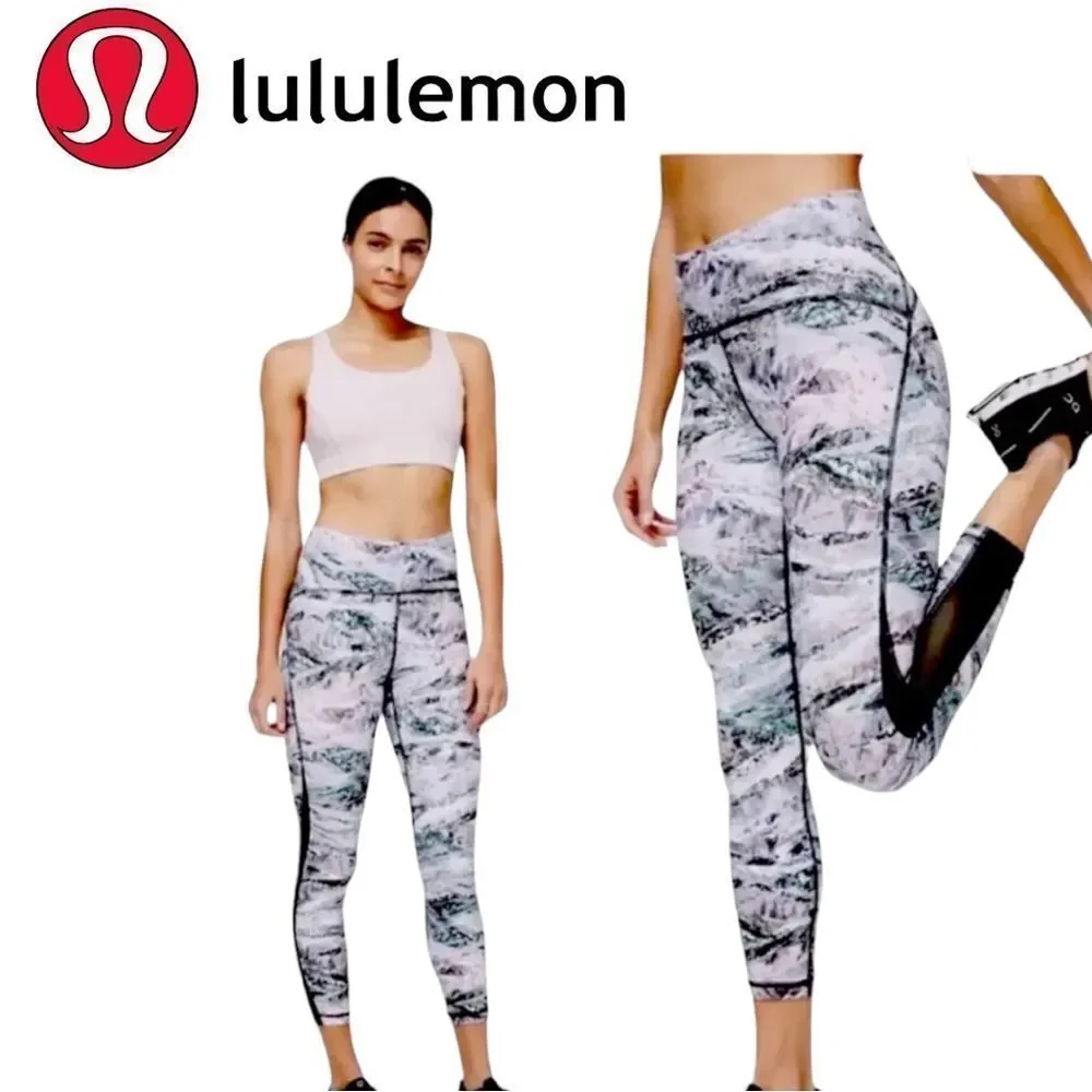 Lululemon Wunder Under High-Rise 8 Tight 25 Full-On Luxtreme Springscape…
